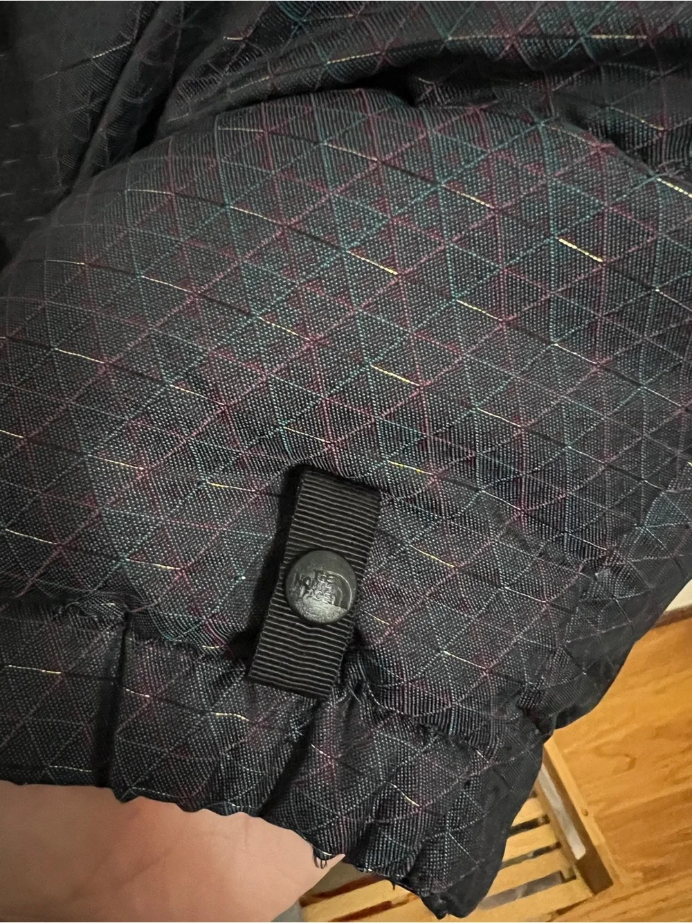 Like New Size L - The North Face Navy and Black Down Puffer Jacket